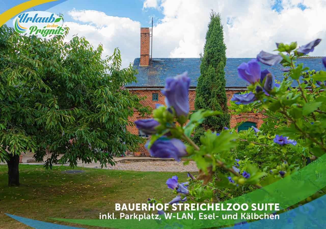Bauernhof-Streichel-Zoo-Kombi-Familien-Suite-Im-Wald-Am-See Gulow Ngoại thất bức ảnh